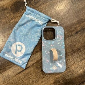 Loopy Case- IPhone 14 Pro - Blue Marble